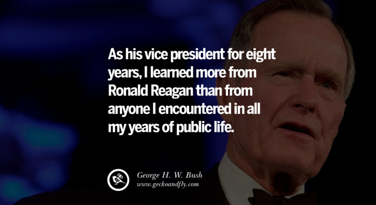 13 Famous H.W. Bush Quotes on Freemason, Illuminati