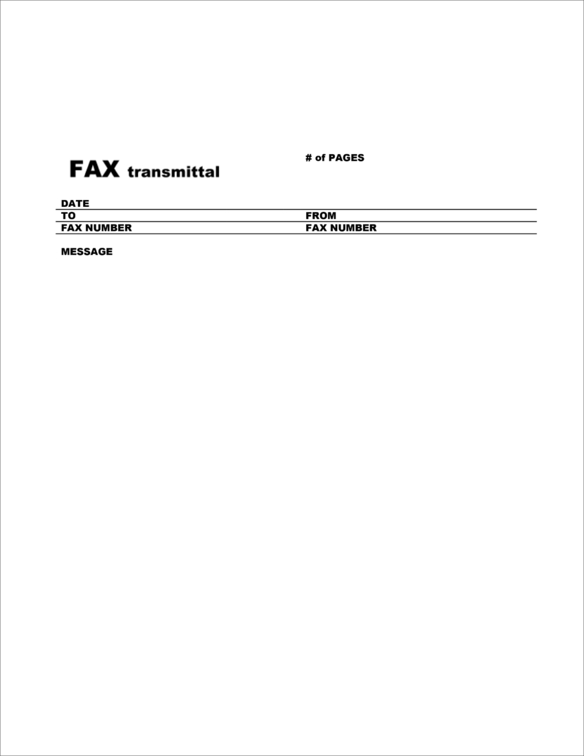 word 2008 for mac fax template