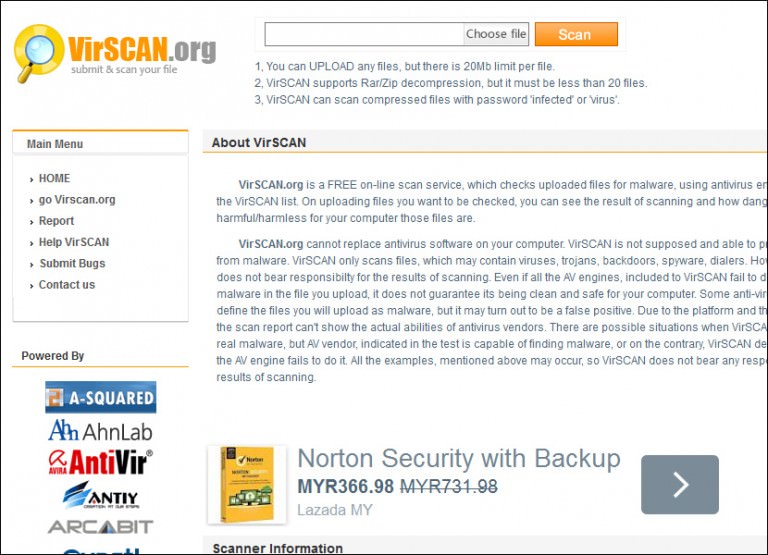 10 Online File & URL Antivirus Scanners With Multiple Engines
