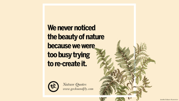 32 Beautiful Quotes About Saving Mother Nature And Earth