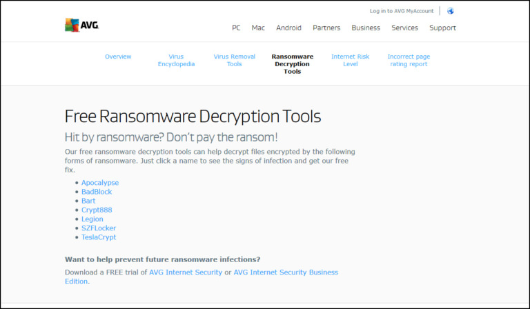 Avast Ransomware Decryption Tools 1.0.0.651 for windows instal free