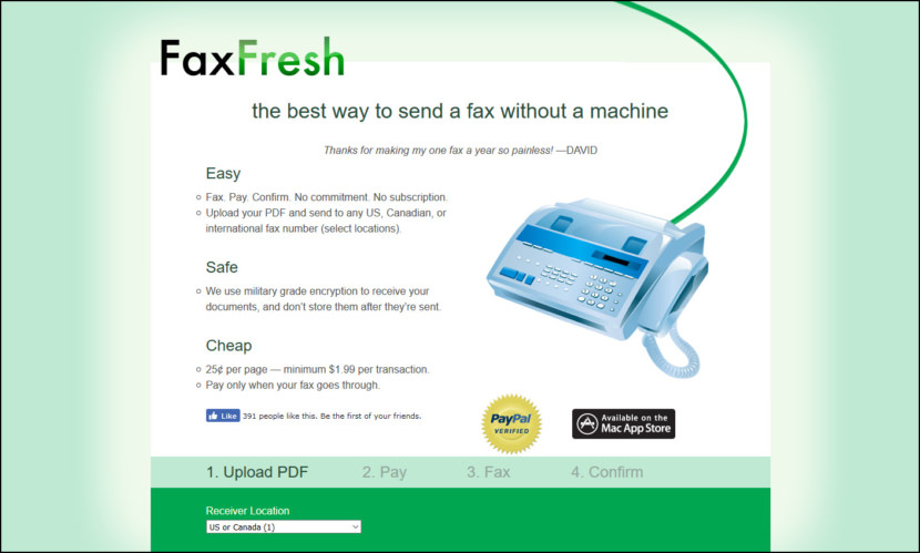 faxfresh pay per use