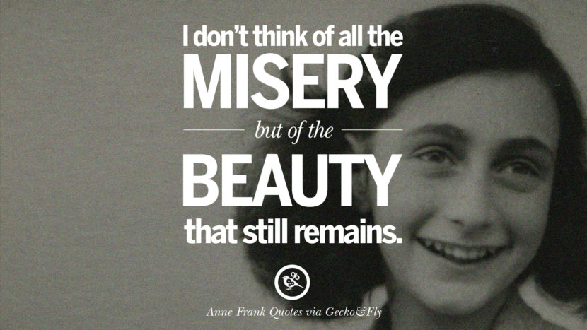 12 Quotes By Anne Frank On Death, Love, And Humanities