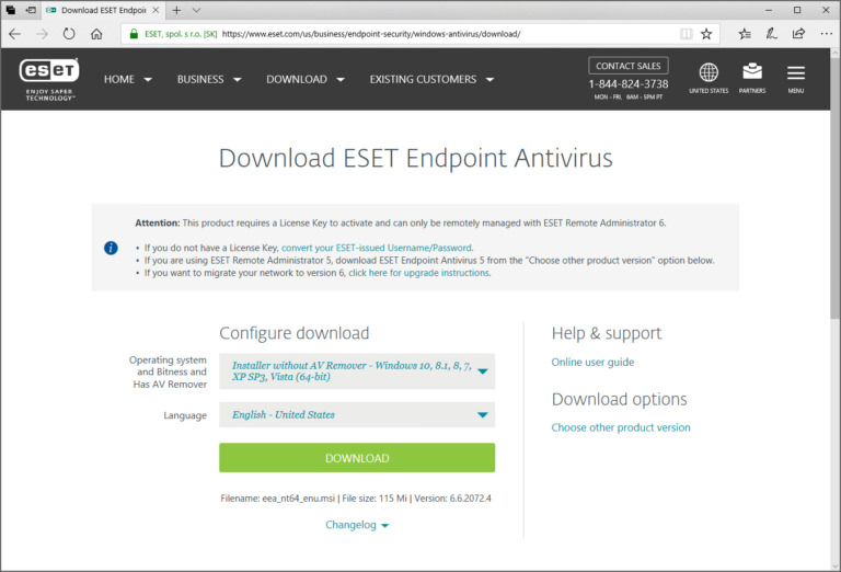 eset endpoint security advanced download