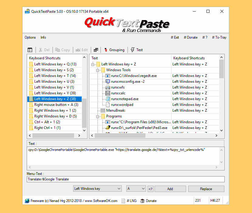 QuickTextPaste