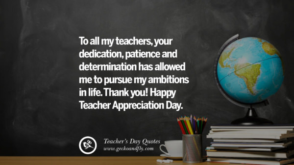 30 Happy Teachers' Day Quotes & Card Messages