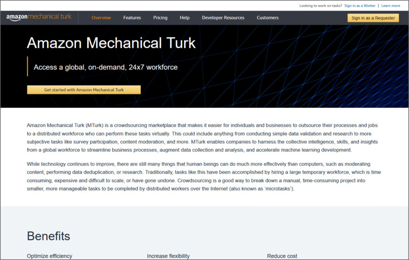 Amazon Mechanical Turk