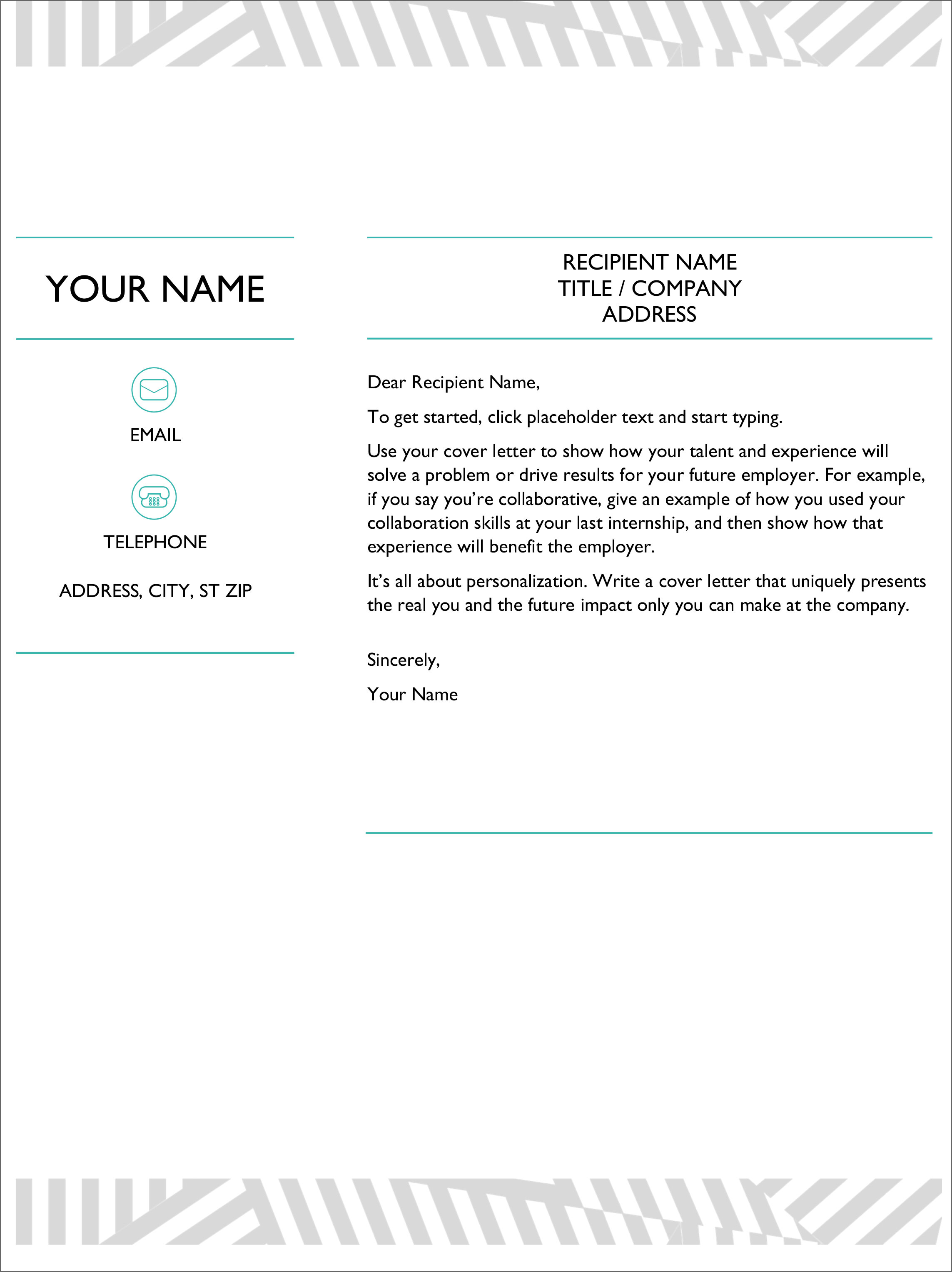 Ms Word Cover Letter Template Collection Letter Template Collection 