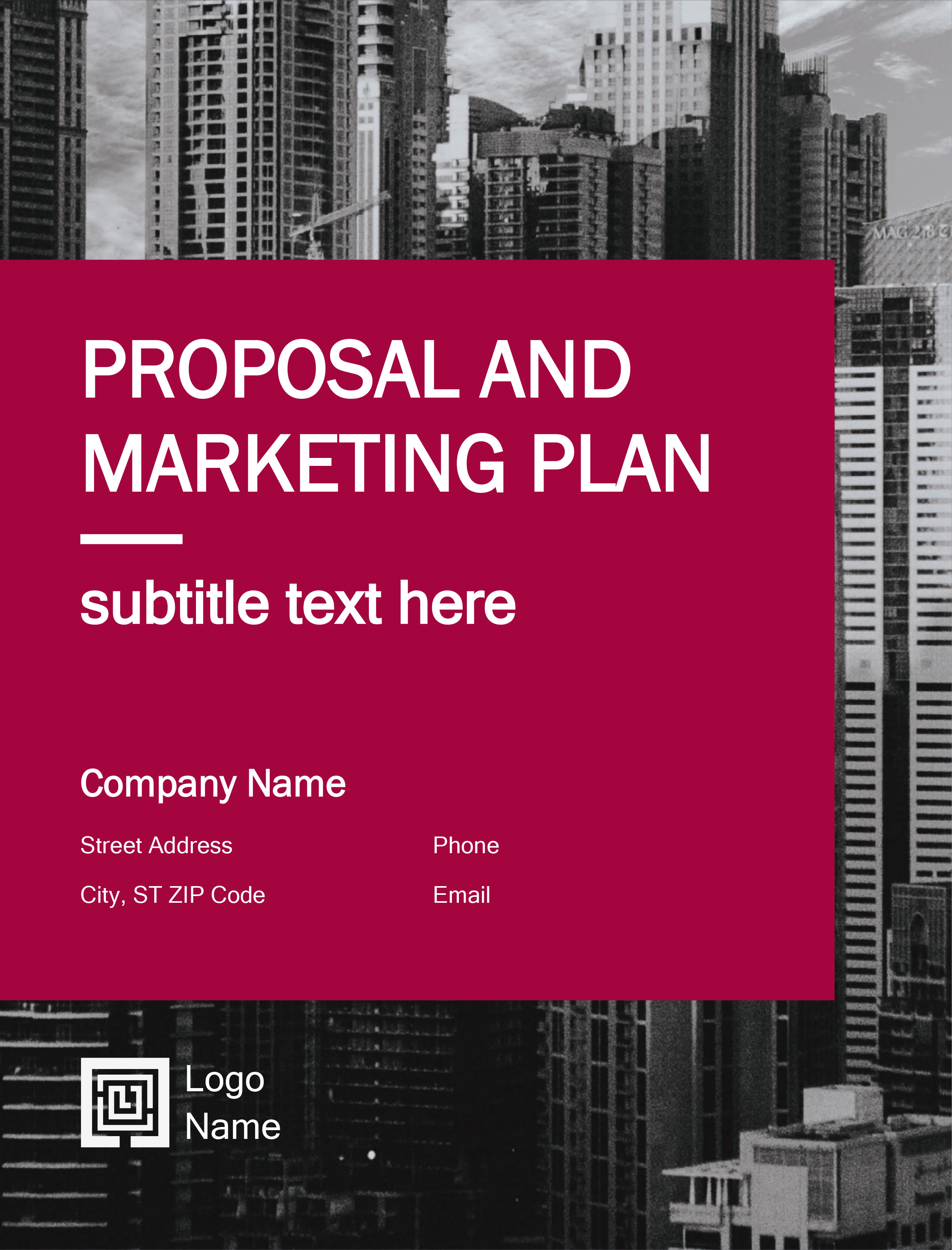 template of a business plan