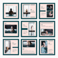 34 Free Instagram Square Templates For Social Media Influencers