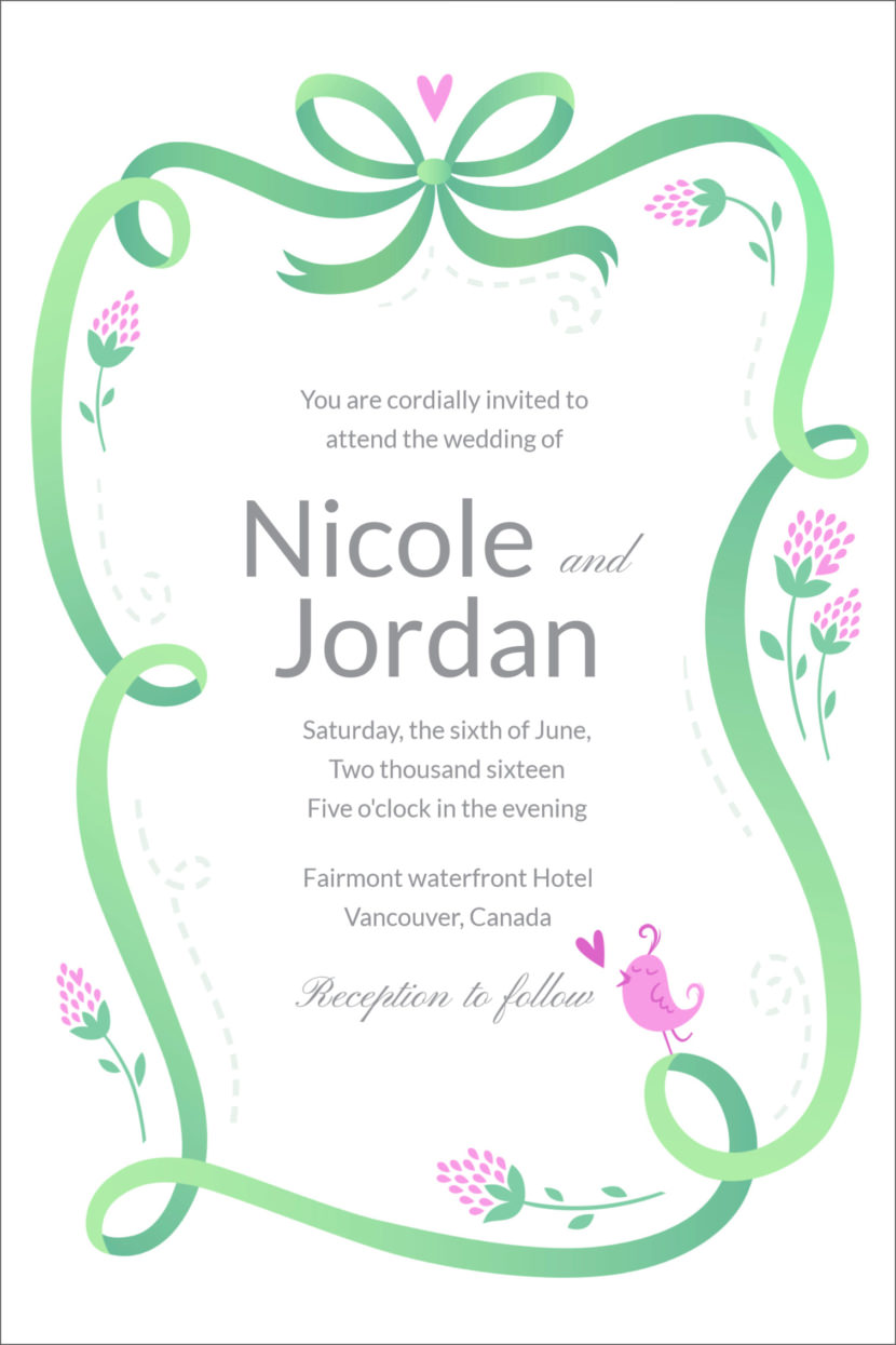 30 Free Wedding Invitation Template Cards Printable And Editable Psd