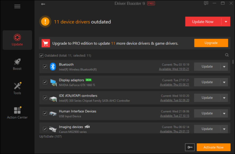 13 Free Windows Driver Booster, Auto Updater, Backup And Detector