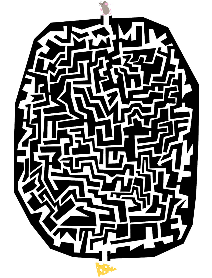 simple maze puzzle for kids