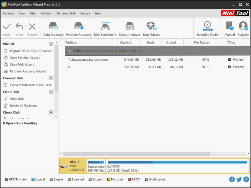 MiniTool Partition Wizard