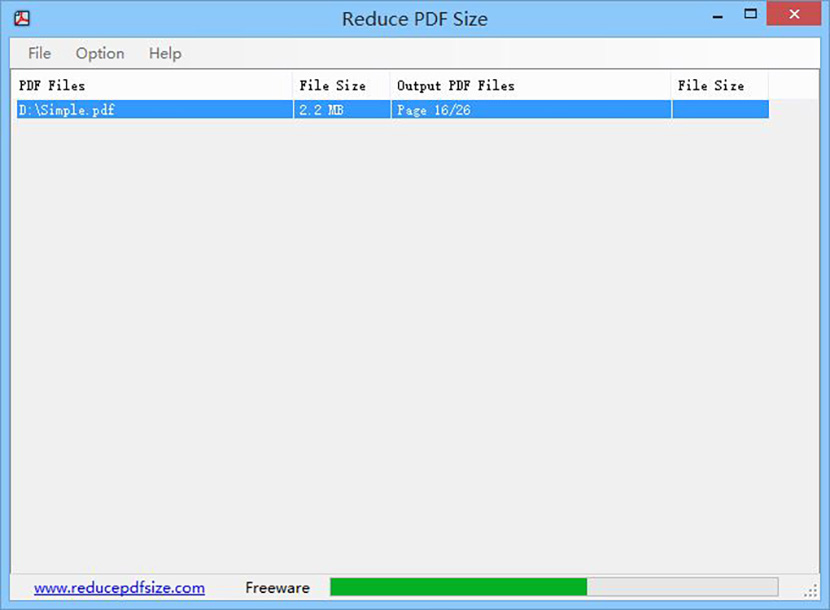 Reduce PDF Size